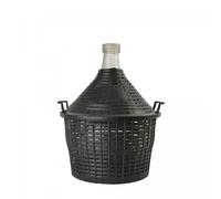 Ballon verre 10L fermentation vin + panier bouchon