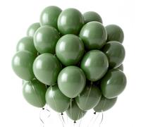 Ballon Vert Macarons,100 Ballons de Fête Verts en Latex,Kit Arche Ballon Anniversaire Vert pour Femmes Filles Anniversaire Fiançailles Jungle Noël Safari Wild One Party Décorations