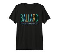 Ballon Washington Bleu Vert et Jaune Seattle T-Shirt Haut de Gamme