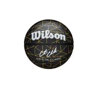 Wilson Ballon de basket-ball Caitlin Clark Repetition Noir/Jaune 15,2 à 72,4 cm