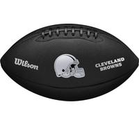 Ballon Wilson NFL Team Metallic Premiere Cleveland Browns WF4015808XB, Ballons de football américain, Unisexe, Noir, Taille : 9