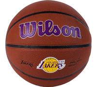 Ballon Wilson Team Alliance Los Angeles Lakers WTB3100XBLAL, ballons de basket-ball, unisexe, marron, taille : 7