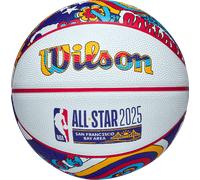 Wilson 2025 NBA All Star WZ3020201XB Mini Ballon de Basketball Unisexe Blanc 3 EU