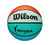 Wilson Ballon de basket WNBA DRV Bright – canaux profonds, toutes surfaces, Orange/Sarcelle 6