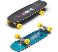 Ballona Moby Complete Minicruiser 27.75" chargé - Roues de longboard Orangatang Love Handles 65mm (Bleu)