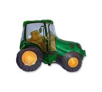 Ballonim® Ballons en Aluminium Motif Tracteur Vert Env. 80 cm