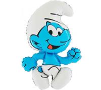 Ballonim® Schtroumpfs env. 80 cm Ballons en aluminium Décoration d'anniversaire