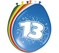 Ballons 13 Ans 30cm - 8 pièces