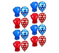 Ballons 16 Pièces Moufles de Boxe en Aluminium | Thème Boxe Unique, Légers et Réutilisables, Faciles à Installer, pour Invités de Tous Âges