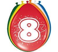 Ballons 30cm 8 Ans - 8 pièces
