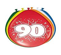Ballons 30cm 90 Ans 8 pièces
