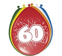 Ballons 60 Ans - 8 pièces