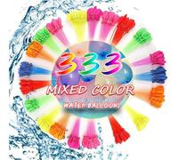 Ballons à eau à remplissage rapide d'été : ensemble de 333 pièces pour un refroidissement rapide en été, parfaits pour les enfants et les adultes, parfaits pour les fêtes de piscine, les jeux dans le