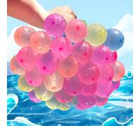 Ballons À Eau, Lot De 555, Bombes À Eau Colorées Auto-obturantes À Remplissage Rapide for Combats À L'eau En Extérieur, Couleurs Vives.