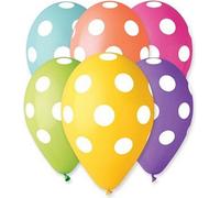 Ballons à pois Premium 12"/5 pièces