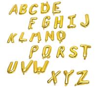 Ballons Alphabet Étoile en Aluminium 26 Lettres, Réutilisables