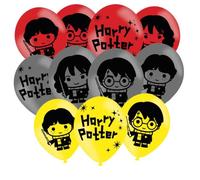 6 ballons latex harry potter dessin 27.5cm coloré - amscan 9905196 Multicolore