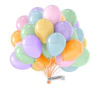 Ballons anniversaire • 50 Pièces Pastell/Macaron • Fabriqué en UE • Ballons BIO Premium • 100% Latex naturel • CO2 compensé • Ballon gonflable • Ballon baudruche ballon anniversaire
