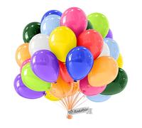 Ballons Anniversaire Premium BIO • 50 Pièces Métalliques • Fabriqué en UE • 100% Latex Naturel • CO2 Compensé • Gonflable