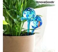 InnovaGoods® Ballons d'arrosage automatique Aqua-Loon (2 unités), arrosent vos plantes automatiquement, Système d'arrosage par goutte-à-goutte, avec une capacité de 350 ml.