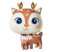 Ballons avec cerf - Décorations de fête avec animaux de dessin animé 49 x 74,5 cm | Objets de scène en forme de cerf Sika, matériau en latex , design gonflable léger