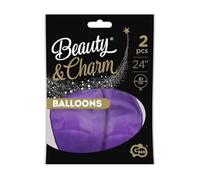 Ballons Beauté&Charm Platine J Violet 61 2pcs