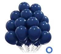 Ballons Bleu Marine Bleu Foncé, 31 Pièces Balloons Bleus Latex Guirlande Ballons Ensemble Marine Anniversaire Baby Shower Mariage Baptême Décoration De Fête Bleu, 12 Pouces