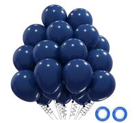Ballons Bleu Marine Foncé, 52 Pièces Ballons Bleus Balloons Latex Guirlande Ensemble Marine Anniversaire Baby Shower Mariage Baptême Décoration De Fête, 12 Pouces