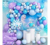 Ballons bleus pour décoration d'anniversaire de la Reine des Neiges (BX-016)