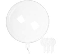 Ballons Bobo 4 pièces 36 pouces grands ballons transparents en TPU à remplir ballons à bulles transparents pour fête d'anniversaire, mariage, ballons de Noël pour fête d'anniversaire ballons à bulles