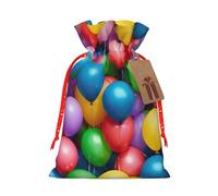 Ballons colorés avec cordon de serrage et imprimé ciel bleu