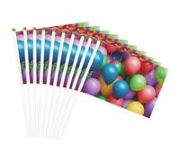 Ballons colorés bleu ciel imprimé drapeau léger festival drapeaux intérieur extérieur défilé fête événements