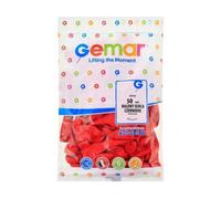 Ballons Cr17 Pastel Hearts Large - Red 45/ 50 Pcs. Cr17/45