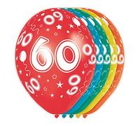 Ballons d'anniversaire 60 Ans - 5 pièces