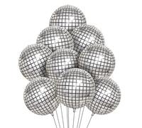 Ballons d'anniversaire, 9 ballons Disco Ball, 22 pouces 4D Birthday Balloons, ballons pour la décoration d'une fête d'anniversaire sur le thème de disco, Bar Mitzvah Graduation Party Decoration