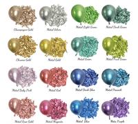 Ballons d'anniversaire en métal, 5/10/18 pouces, métallique, bleu, vert, argent, Chrome, or Rose, décoration pour réception-cadeau pour bébé, mariage, noël Metal Dark Blue