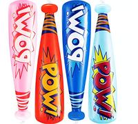 Ballons de Baudruche Battes Base-Ball Pow - (Lot de 12) Ballons Anniversaire Battes de Base-Ball Géantes de 50,8 cm, Lot de Kermesse, Goodies Anniversaire Enfant par Bedwina