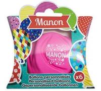 Ballons de baudruche prénom Manon Multicolore G