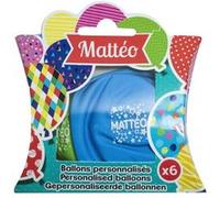 Ballons de baudruche prénom Matteo Multicolore G