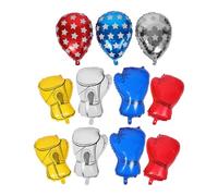 Ballons de Boxe en Aluminium, Lot de Set, Décorations Fête Anniversaire