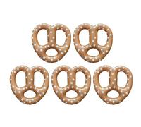 Ballons de bretzels gonflables, décor de fête pratique, 5 pièces, de forme de bretzel de nouveauté, décorations de ballons du festival de nourriture, réutilisables, pour les fêtes