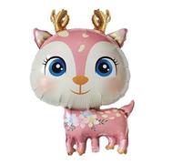 Ballons de cerf - 49 x 74,5 cm, décoration de fête en forme d'animal de dessin animé | Accessoires de célébration en forme de cerf Sika, matériau en latex, conception gonflable légère, décora