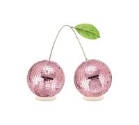 Ballons De Disco Cerise - Balles De Disco Miroir En Suspension | Mirror Club Ball | Décor De Table Réfléchissant À Cerise | Décoration Esthétique Pour Les Fêtes De Mariage, Com