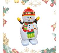 Ballons de Fête de Noël,Ballons en Folie Santa | Accessoires Photo Pour Fêtes Événements Famille École Célébrations à Thème Décoration Intérieure
