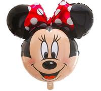 Ballons de fête sur le thème de Minnie Mouse - Décoration d'ensemble de ballons d'anniversaire Minnie Mouse