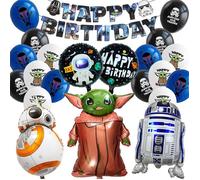Ballons De Fête Wars, 24 Pcs Wars Décorations Anniversaire, Ensemble De Décoration De Fête Ballons Wars, Ballon Star Fournitures A