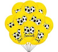 Ballons de Football à hélium en Latex, 50 pièces, 12 pouces, noir et blanc, décor fête d'anniversaire for garçon, décoration réunion sportive Pour Championnat Monde Fête(Color5)