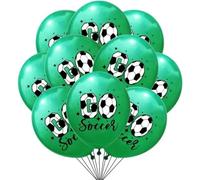 Ballons de Football à hélium en Latex, 50 pièces, 12 pouces, noir et blanc, décor fête d'anniversaire for garçon, décoration réunion sportive Pour Championnat Monde Fête(Color4)