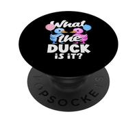 Ballons de Jeu de Mots « What The Duck is It » PopSockets PopGrip Adhésif