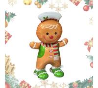 Ballons de Noël | Ballons en Folie Santa,Jouets Nouveautés Cadeaux Sociaux Décoration Thématique pour Fête Célébration Réunion Familiale